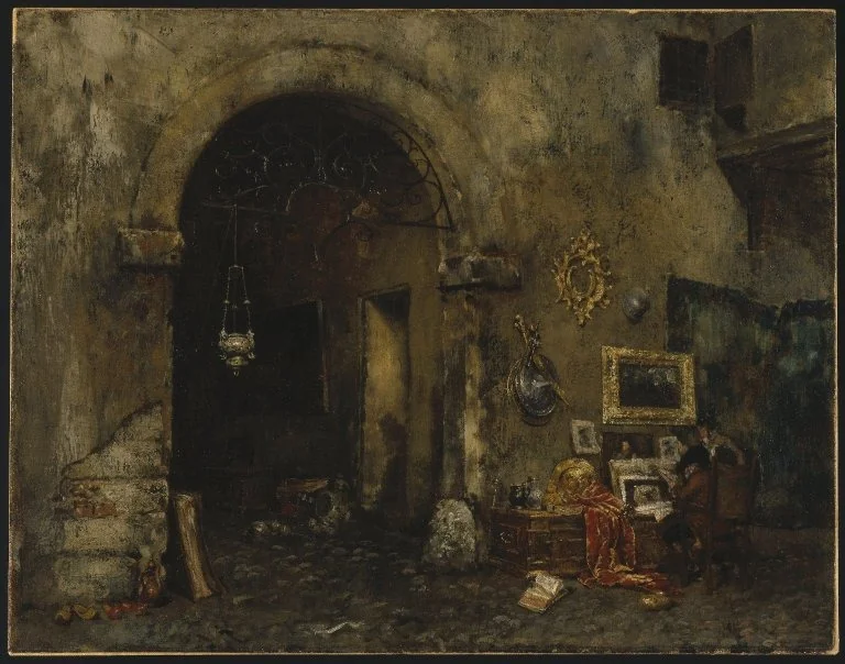 The Antiquary Shop, detail