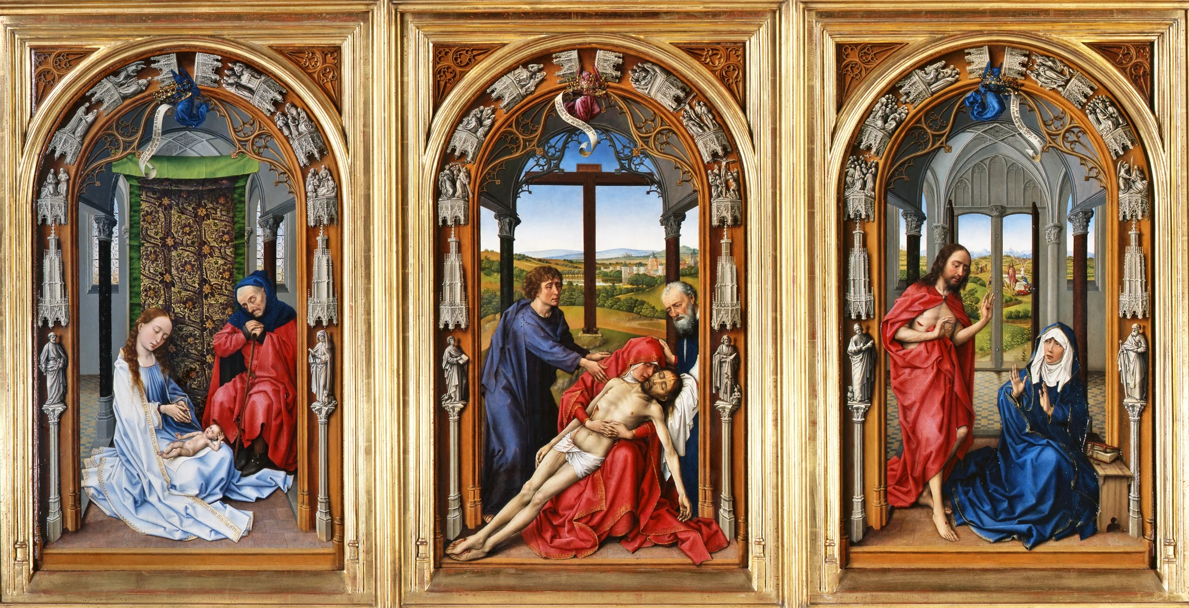 Miraflores Altarpiece, detail