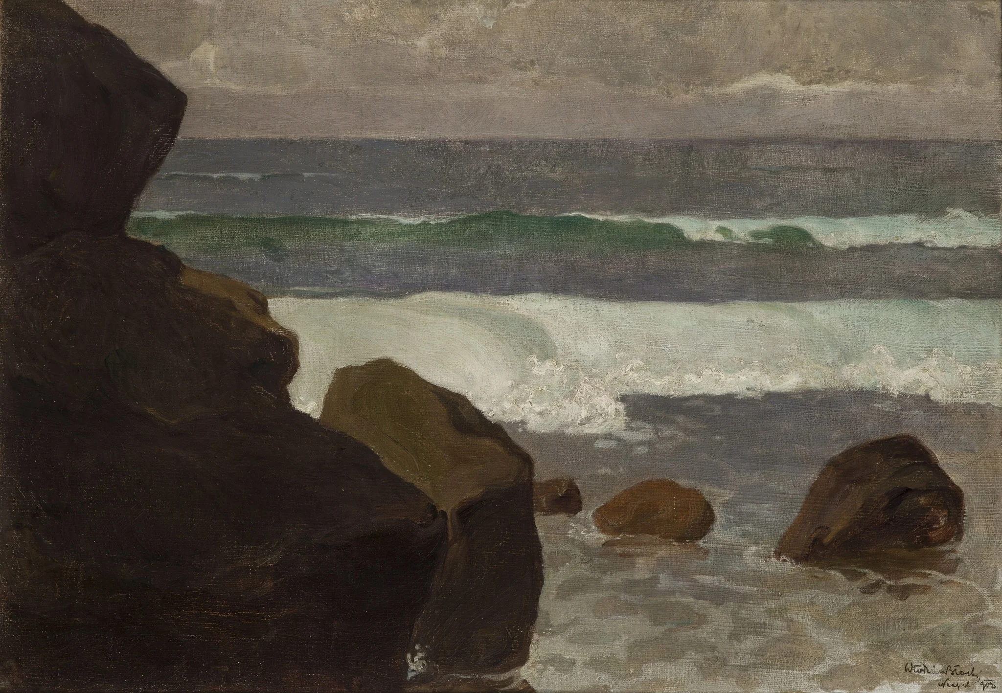The Neapolitan Coast, detail