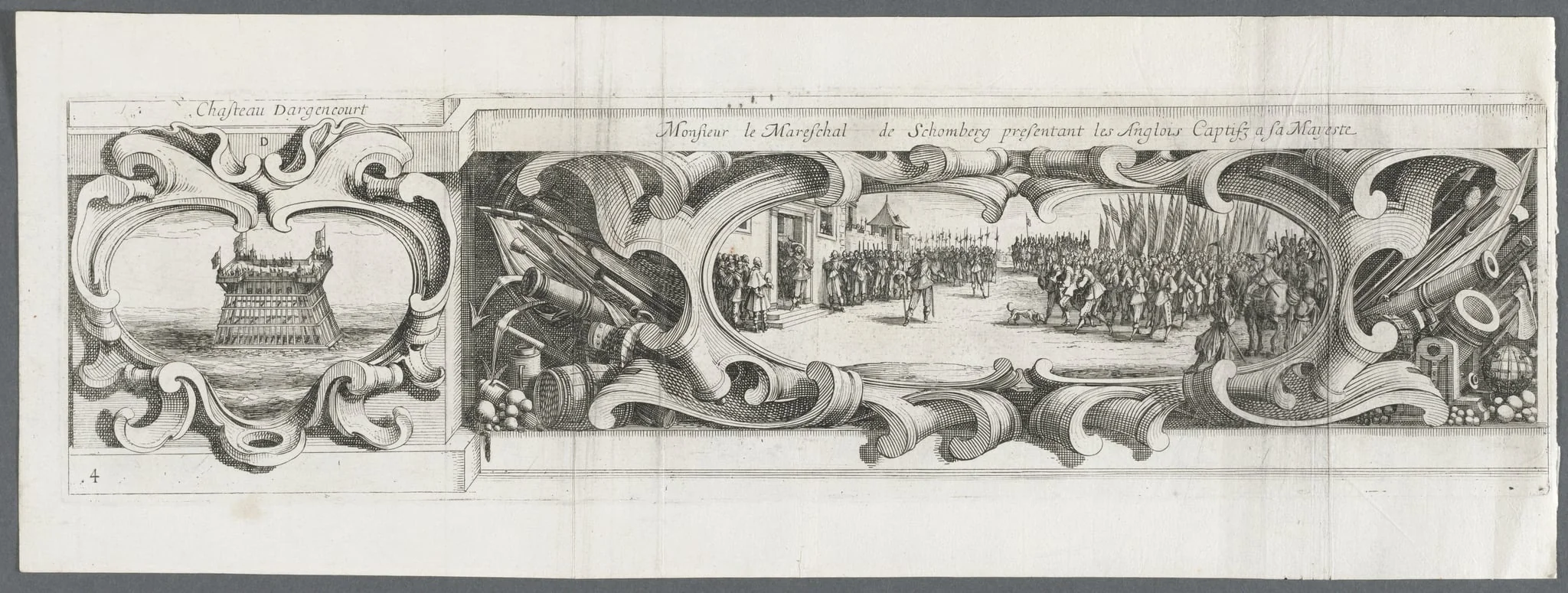 The Siege of La Rochelle: Plate 14, detail
