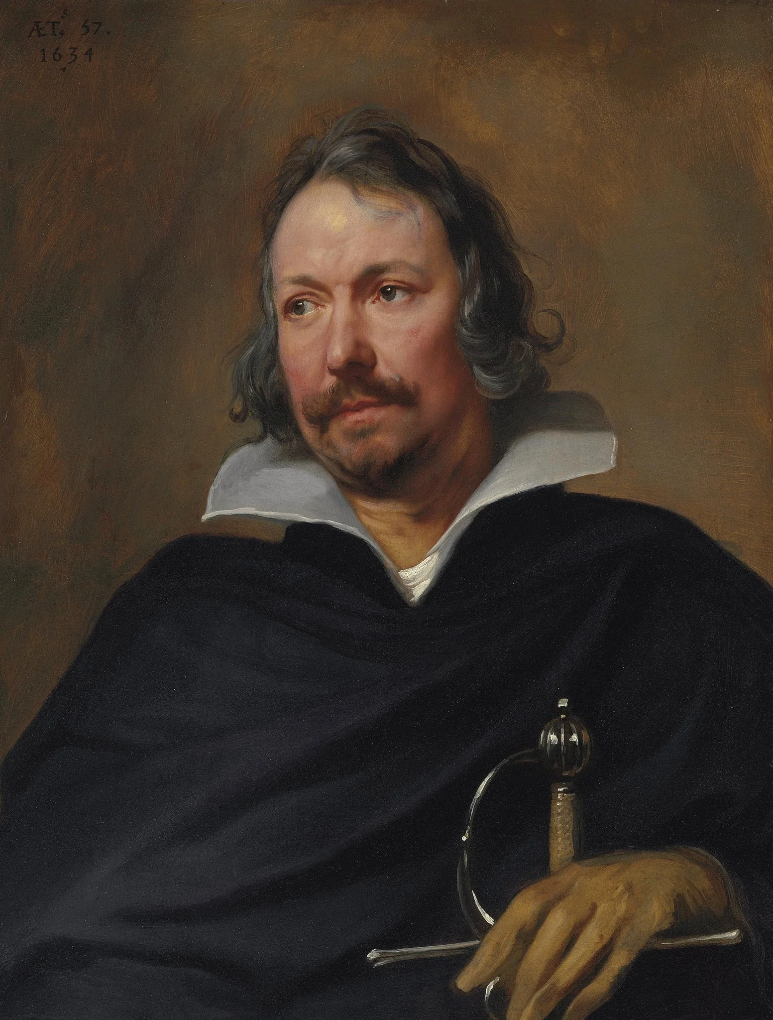 Portrait of a Cavalier, detail