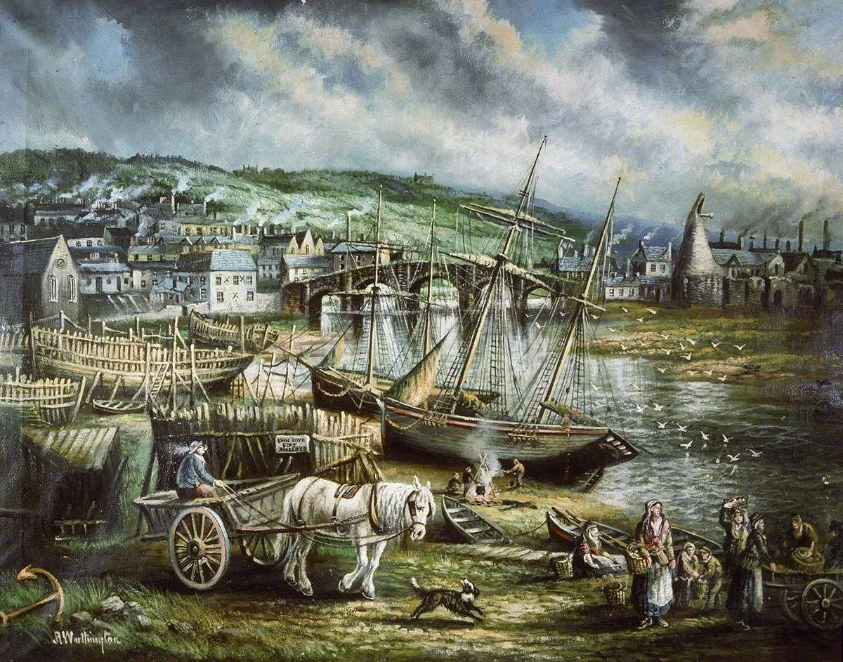 Aberystwyth Harbour, detail