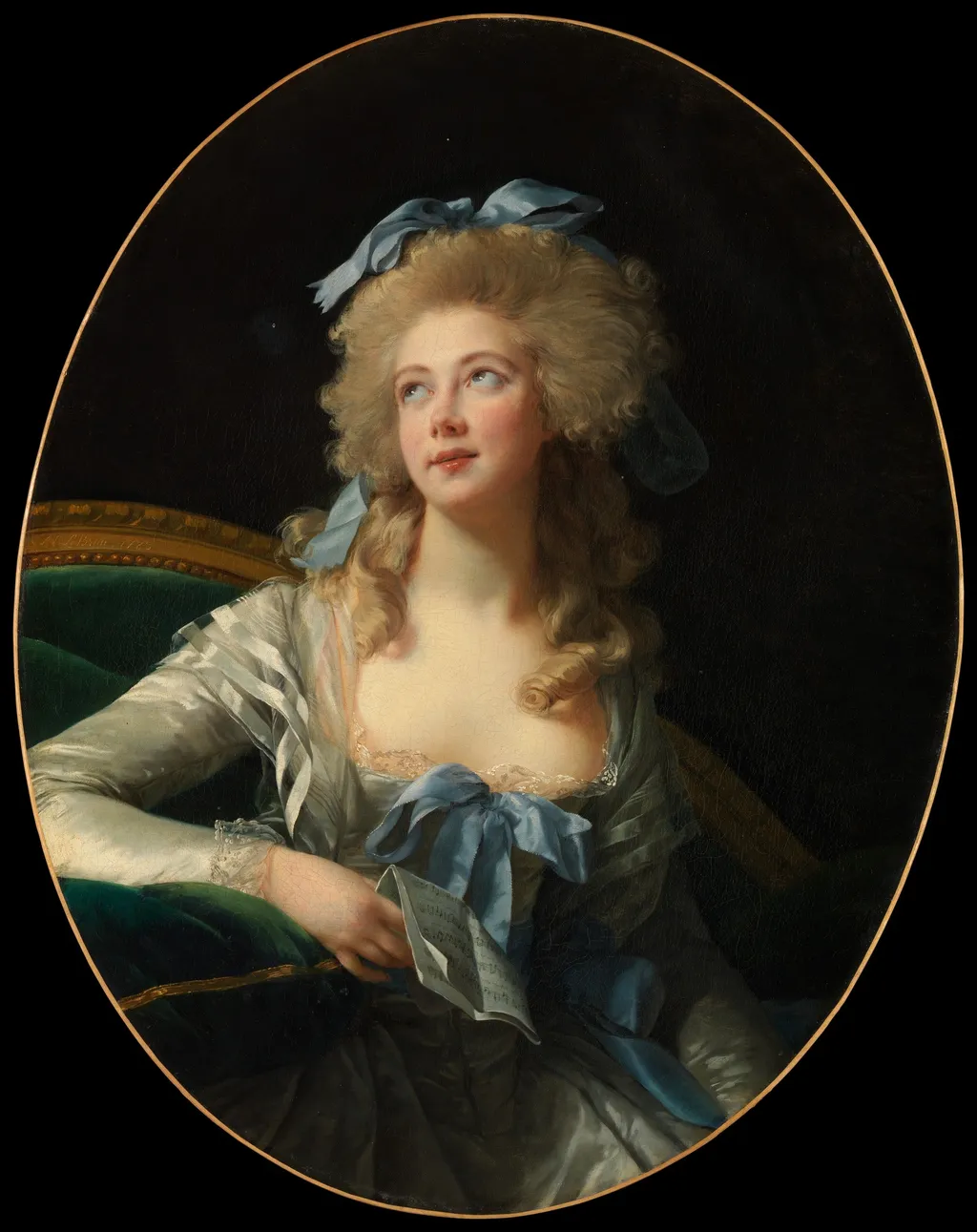 Madame Grand (Noël Catherine Verlée, 1761–1835), by Élisabeth Louise Vigée Le Brun, oil, 1792