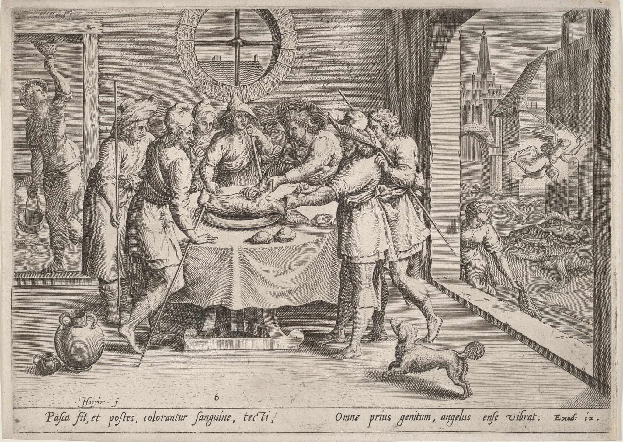 Preparation for the Passover, detail