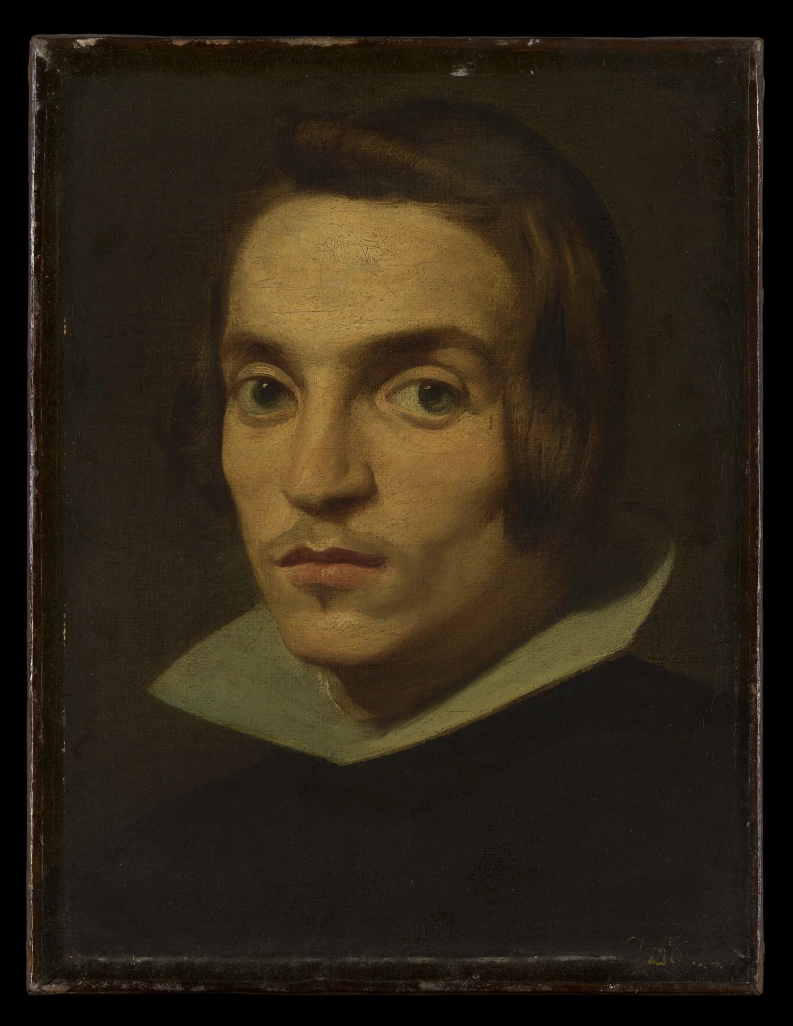Head of a Man, detail
