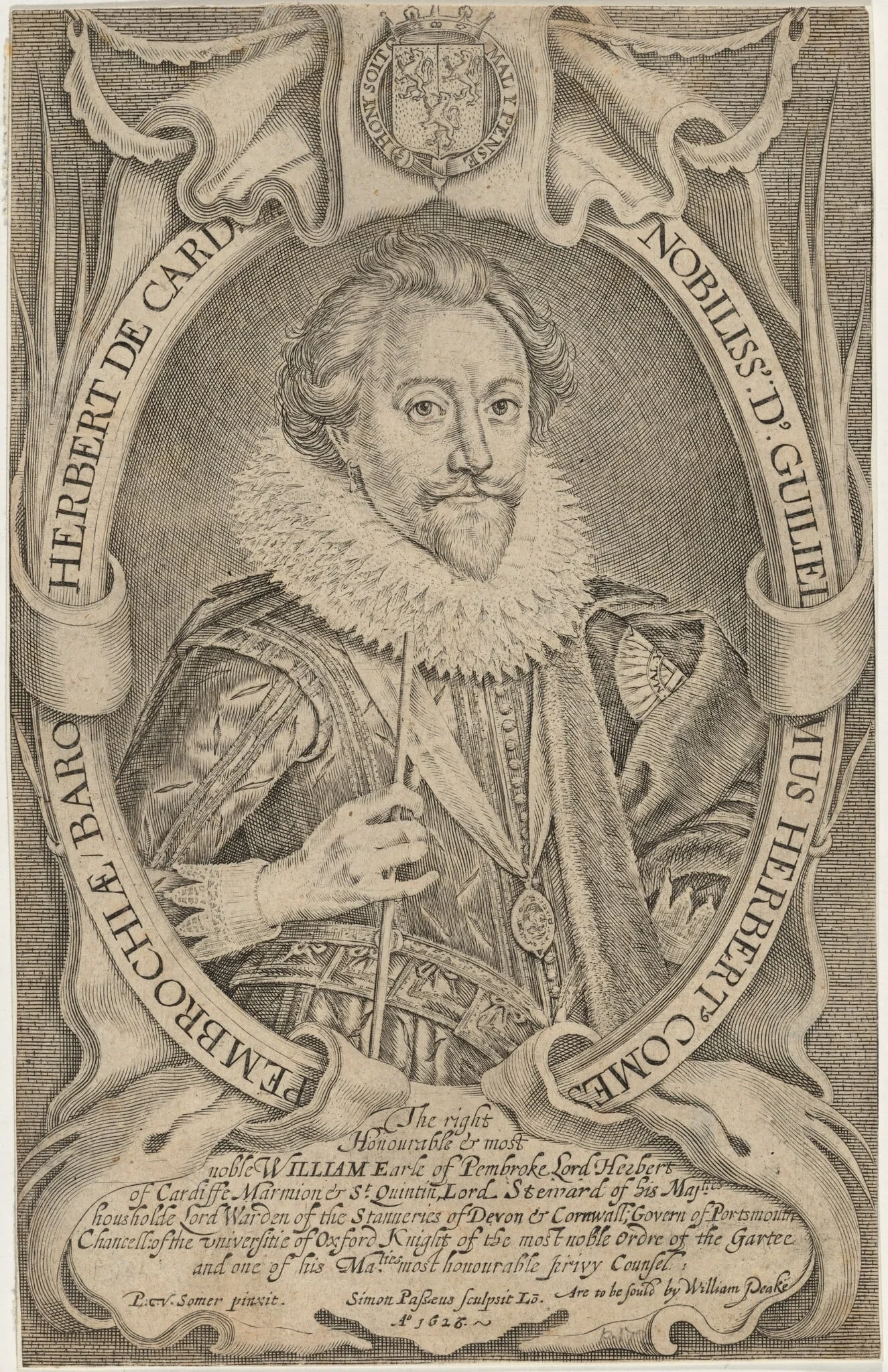 William Herbert, Third Earl of Pembroke, detail