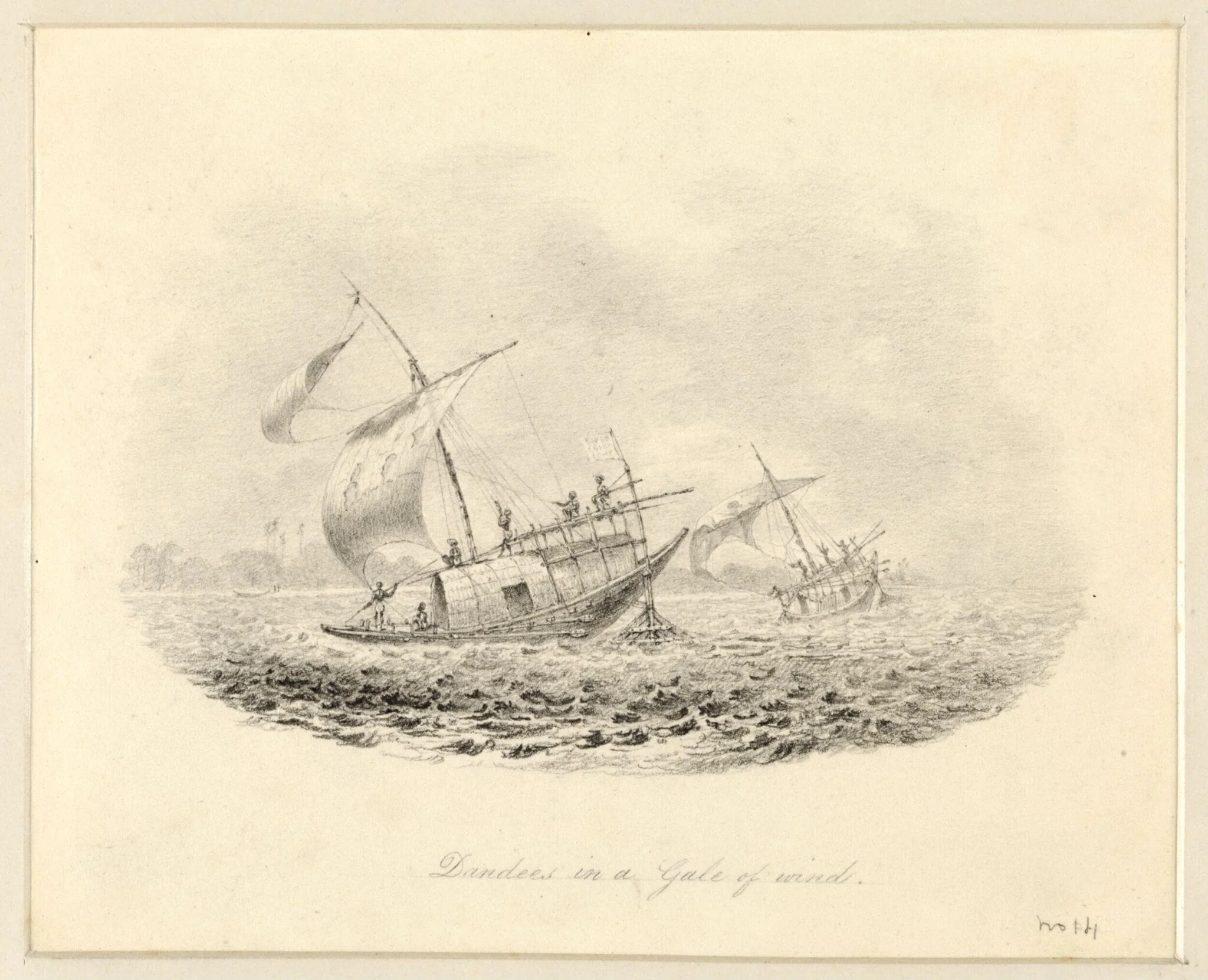 Dandees in a Gale of Wind, detail