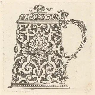 Tankard, by Georg Wechter I, ink, 1556