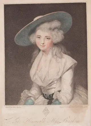 Miss Anne Bingham, by Francesco Bartolozzi, 1786