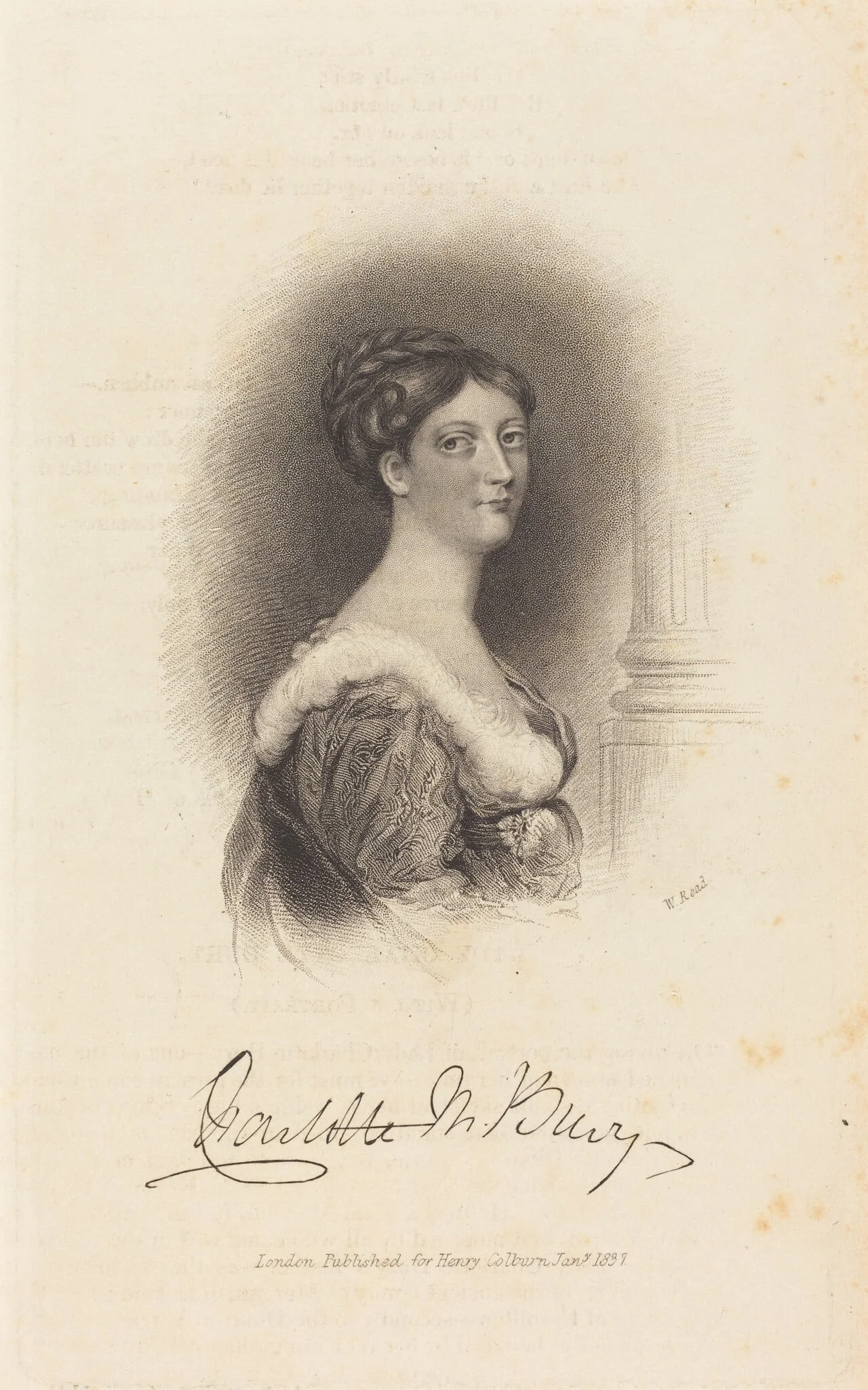 Lady Charlotte Susan Maria Bury, detail