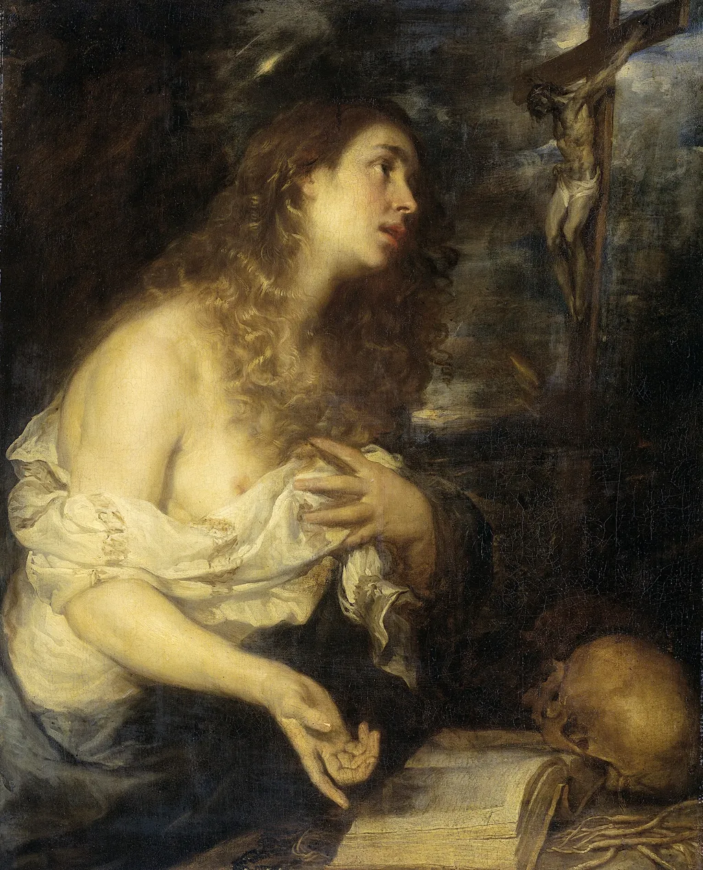 The Penitent Mary Magdalene, by Mateo Cerezo, oil, 1661