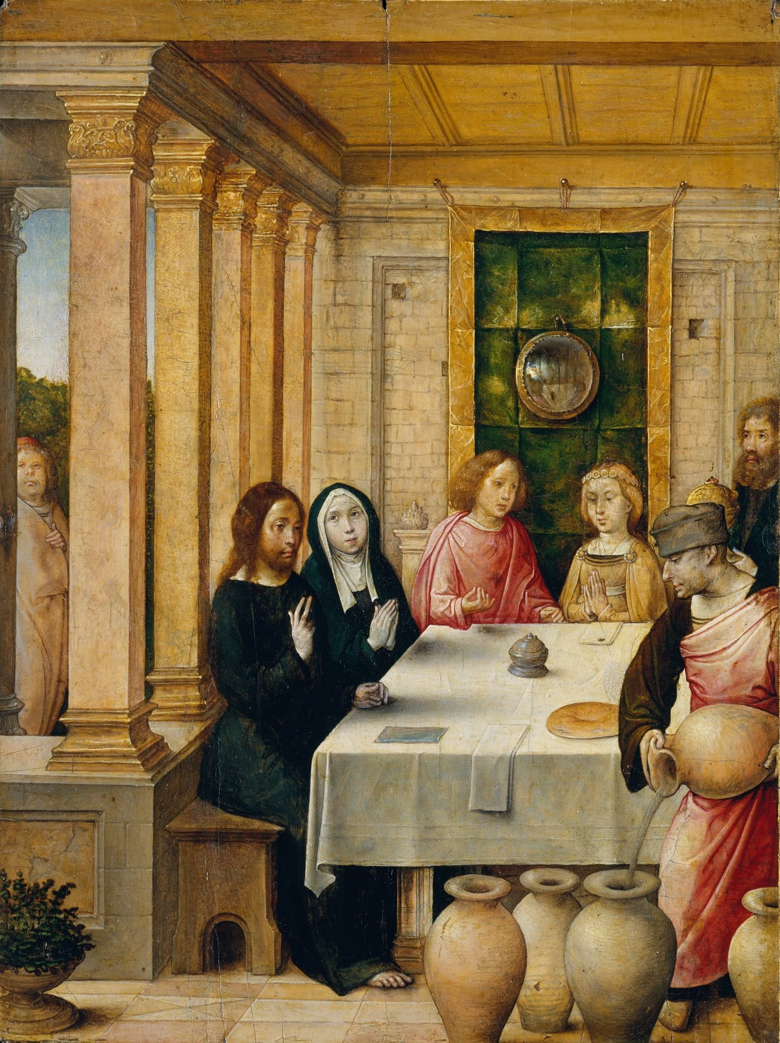 The Marriage Feast at Cana, detail