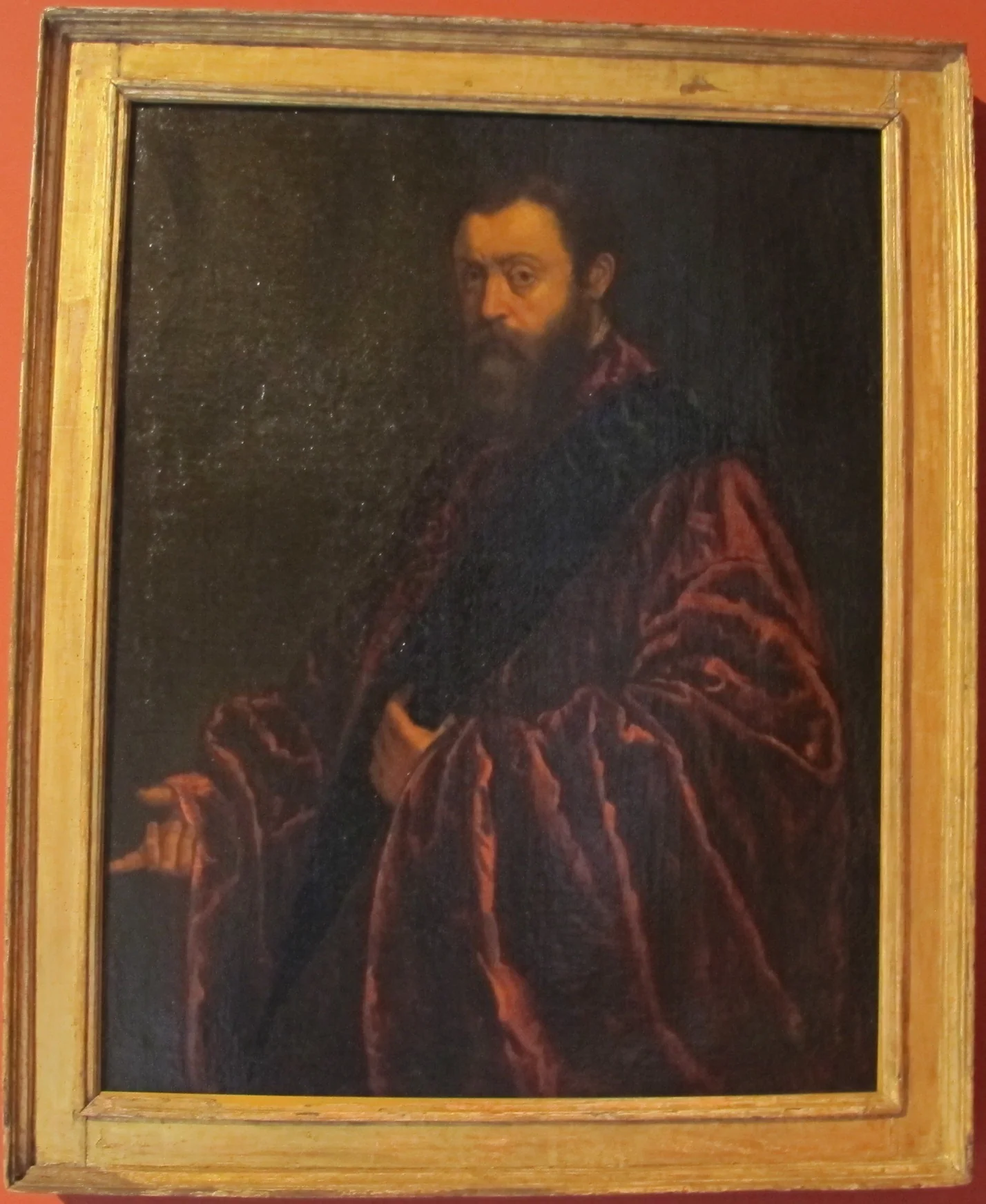 Bildnis eines Prokurators von S. Marco, detail