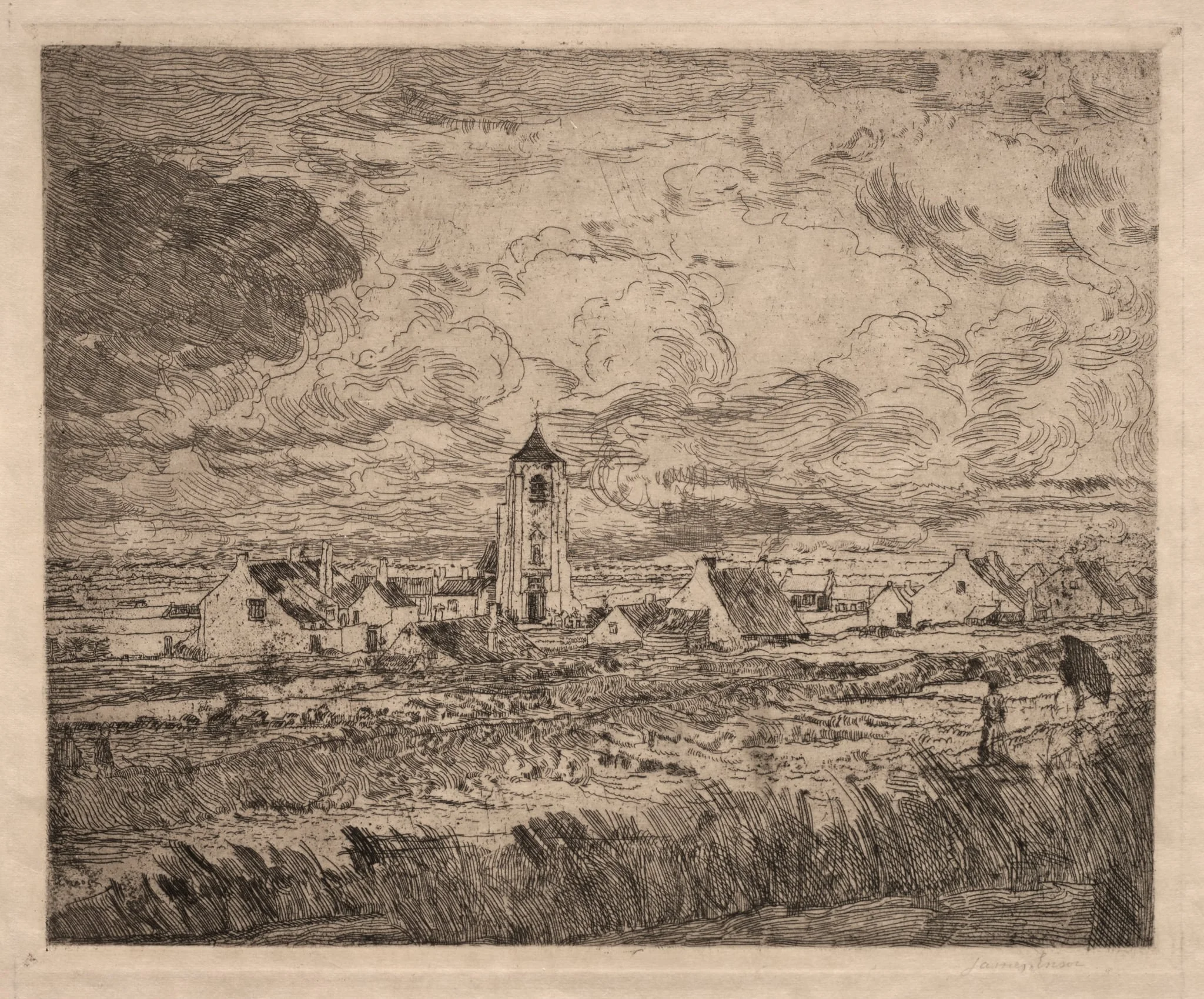 Large View of Mariakerke, detail
