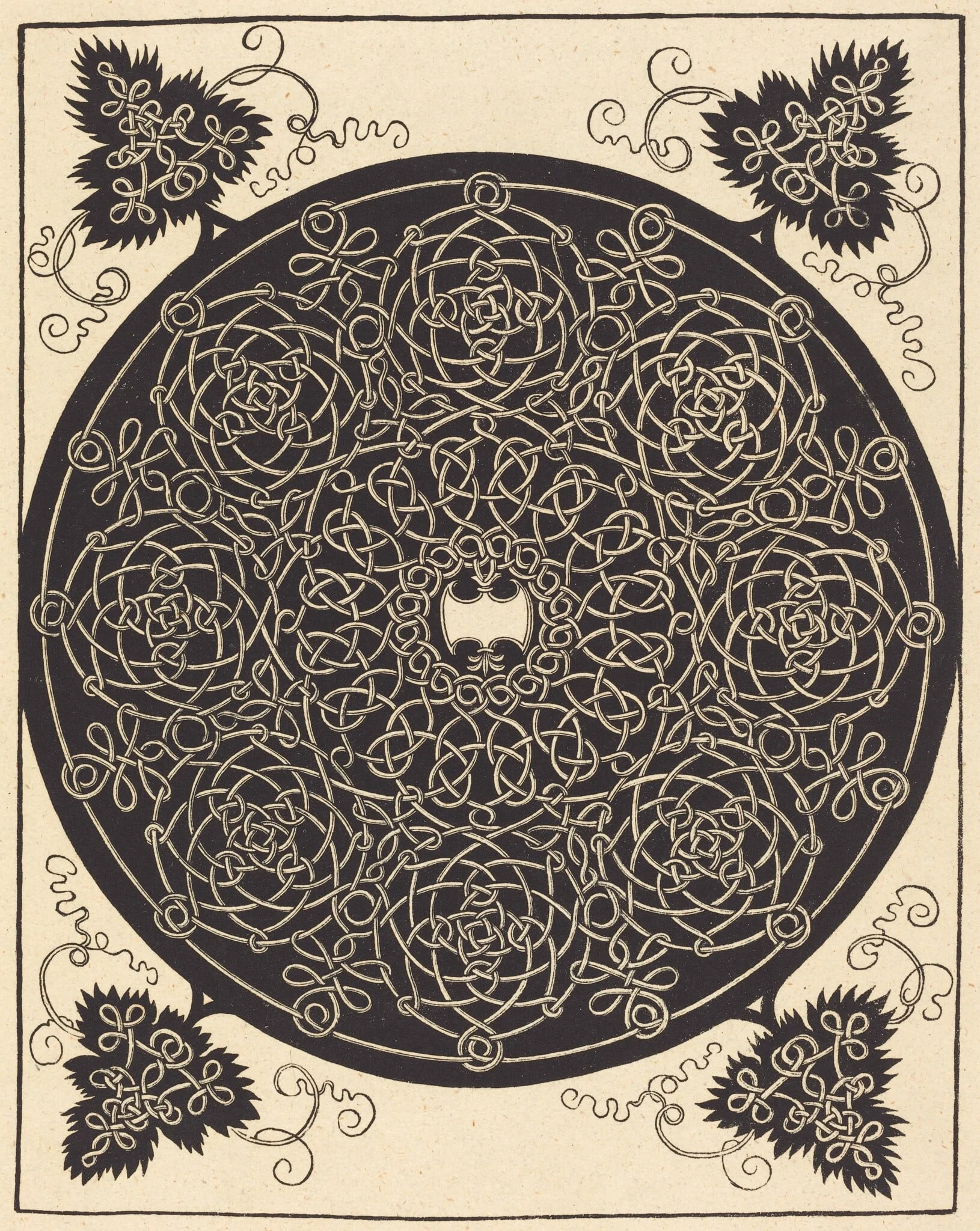 The Fifth Knot (with a six-pointed white shield), detail