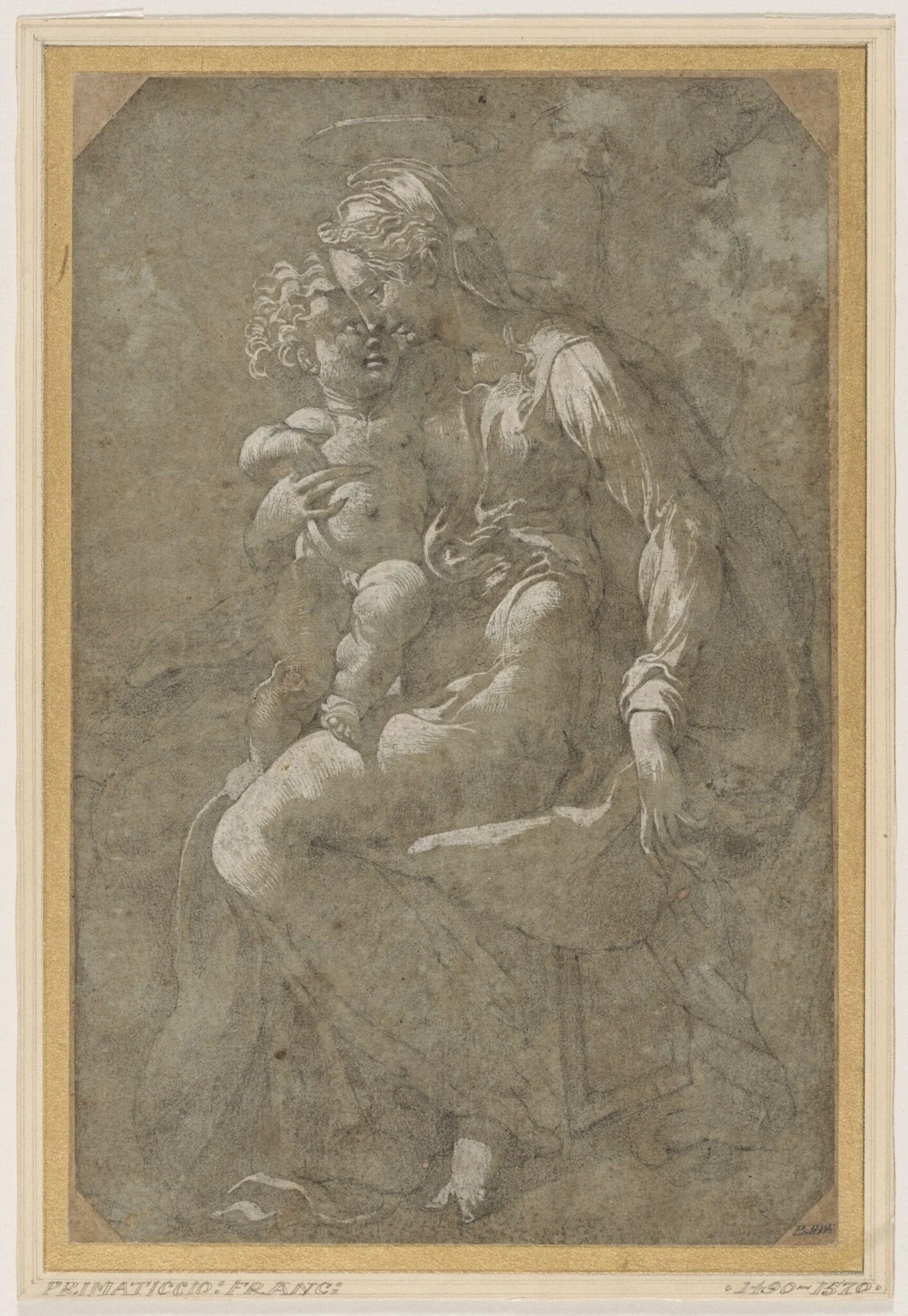 Madonna and Child, detail