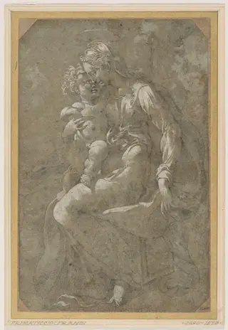 Madonna and Child, by Francesco Primaticcio, 1504