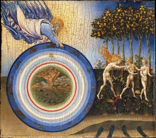 The Creation of the World and the Expulsion from Paradise, by Giovanni di Paolo, unspecified, 1445