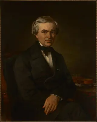 Portrait of Karol Lipiński, by Alojzy Reichan, oil, 1856