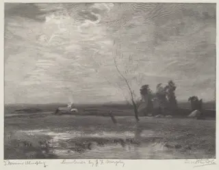 Lowlands, by Timothy Cole, ink, 1918