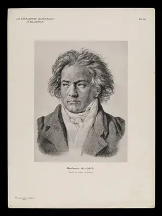 H Beard Print Collection, by August von Klöber, 1850