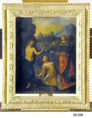 Noli Me Tangere, by Ortolano, oil, 1500