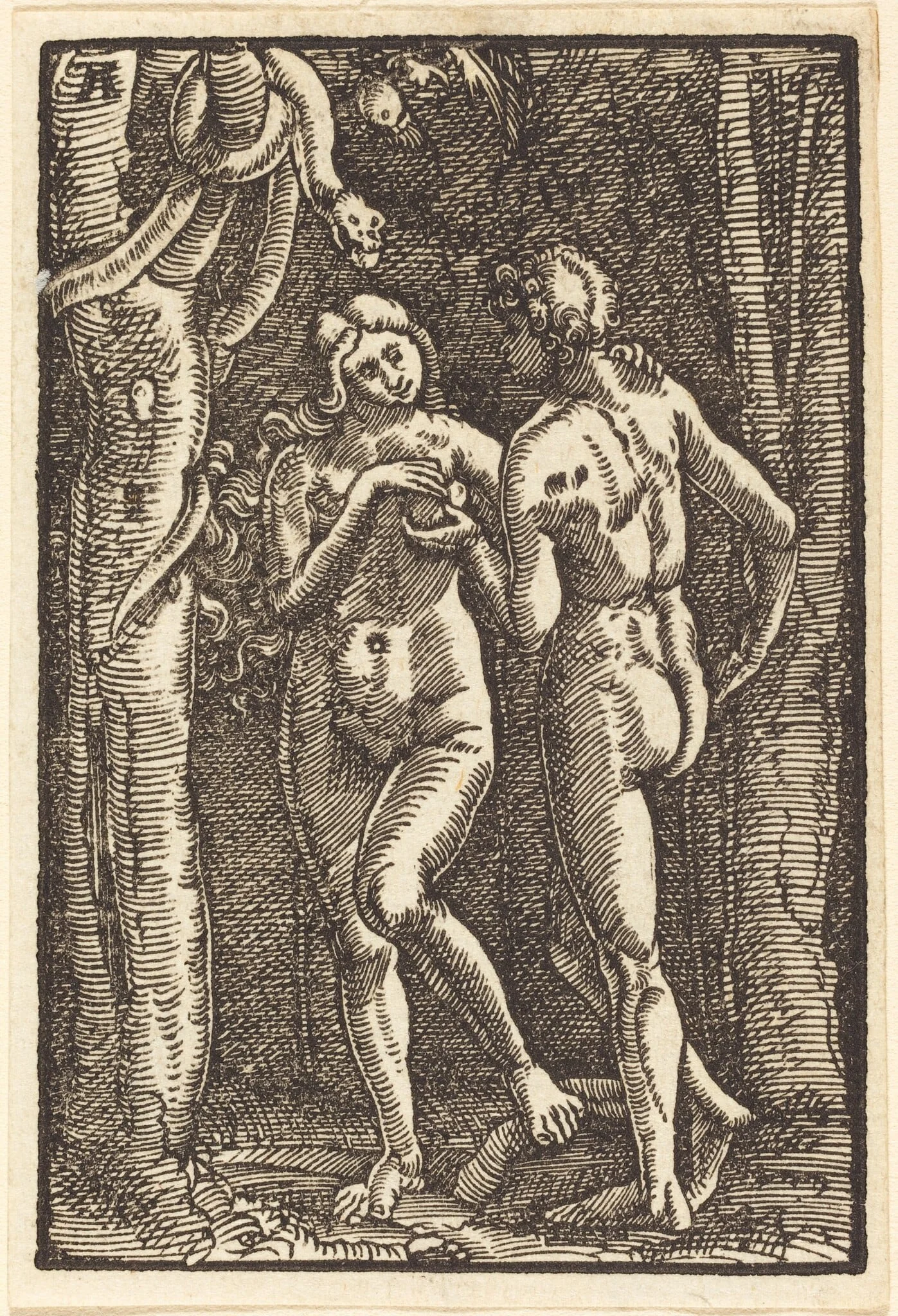 The Fall of Man, detail