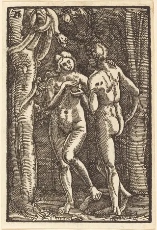 The Fall of Man, by Albrecht Altdorfer, ink, 1513