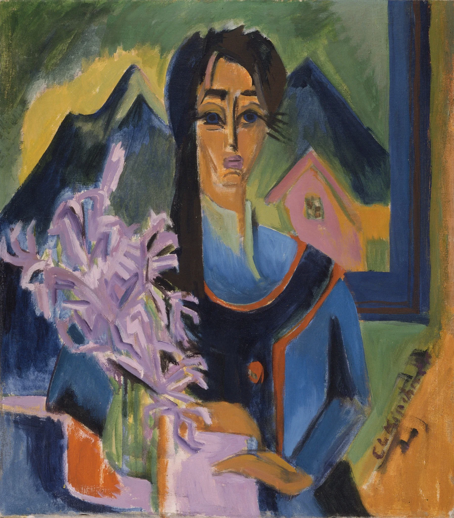 Sunday in the Alps, detail