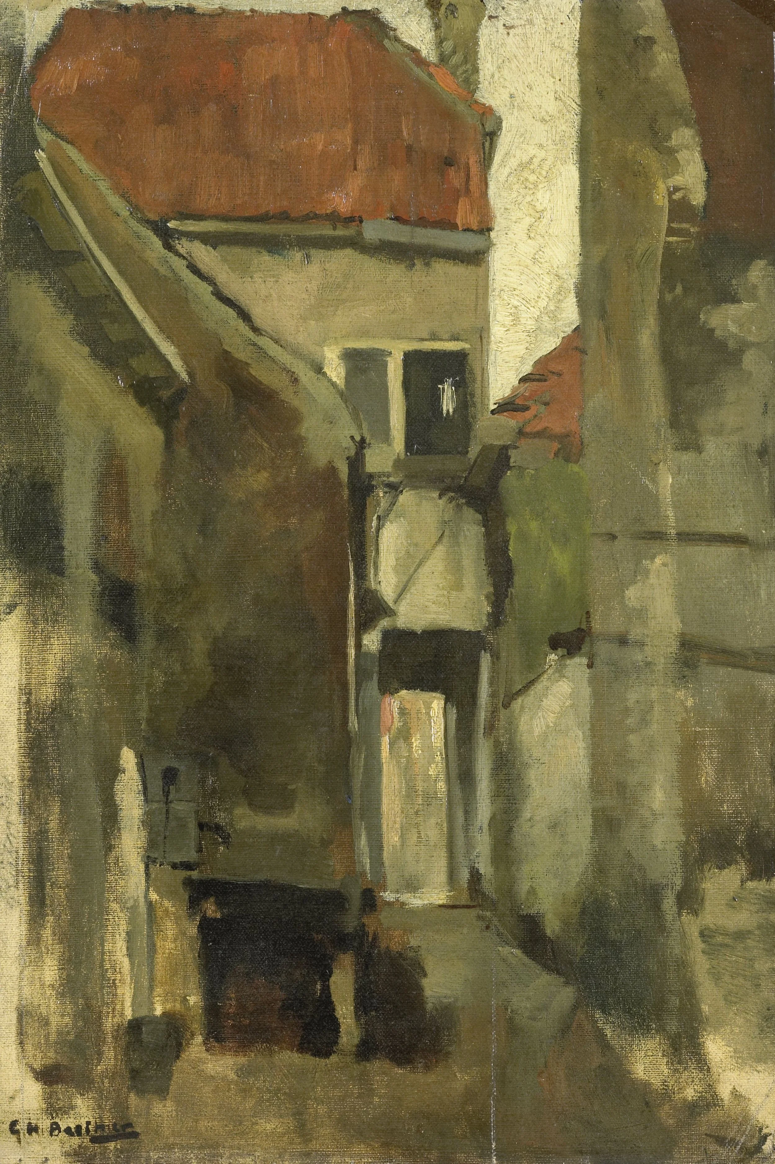Neighborhood Street in Rijswijk near The Hague, detail