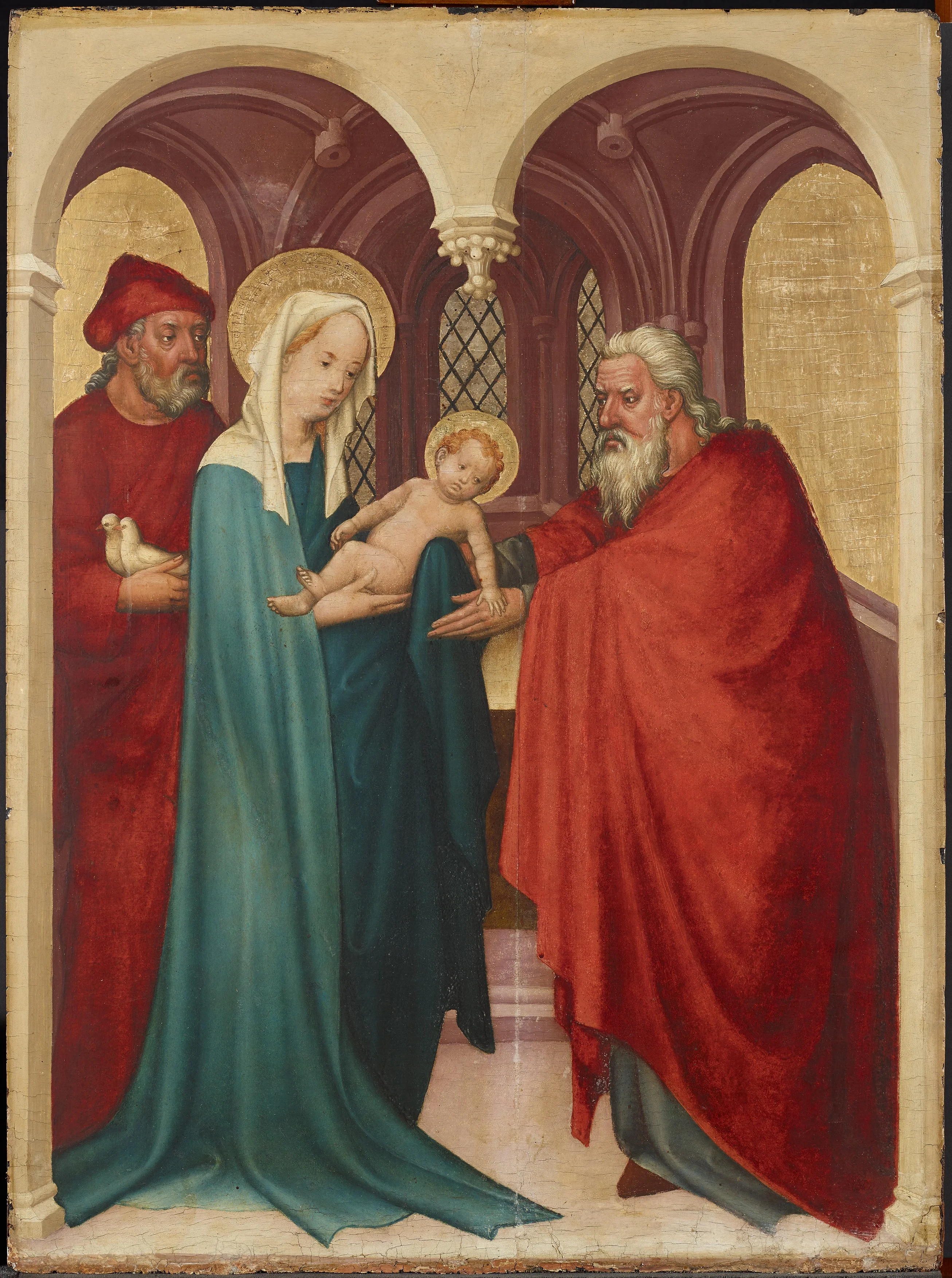 Darbringung Christi im Tempel, detail