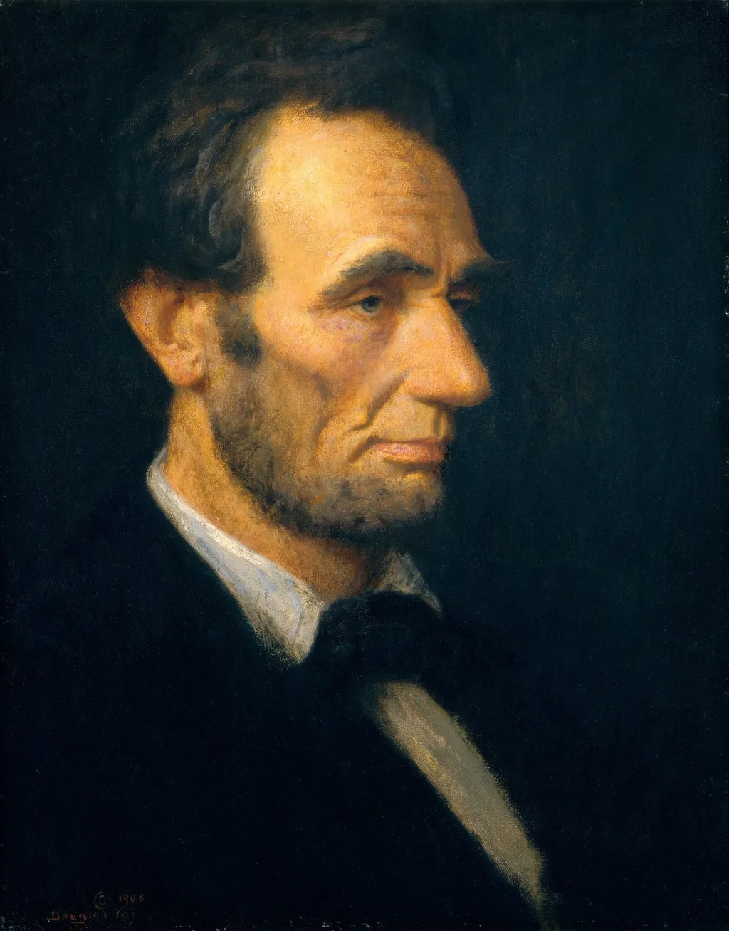 Abraham Lincoln, by Douglas Volk, oil, 1908