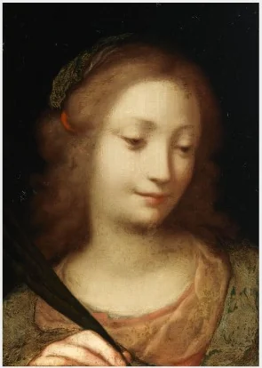 The Head of Saint Catherine the Martyr, detail