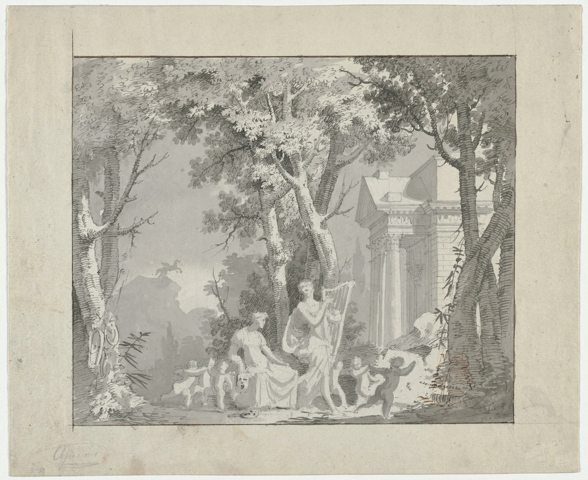 Classical Scene, detail