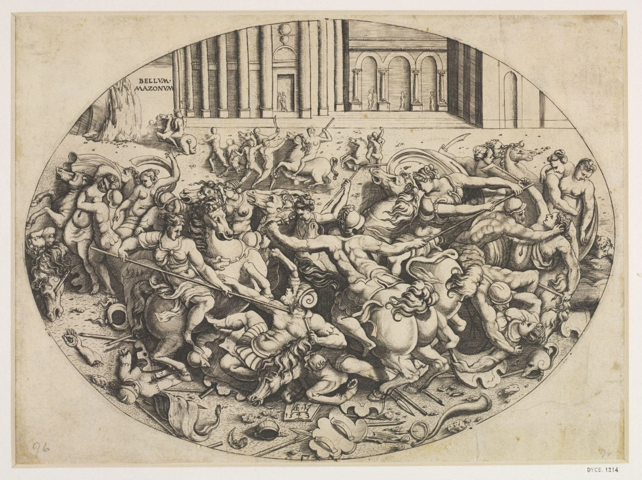 The Battle of the Lapithæ and Centaurs, detail