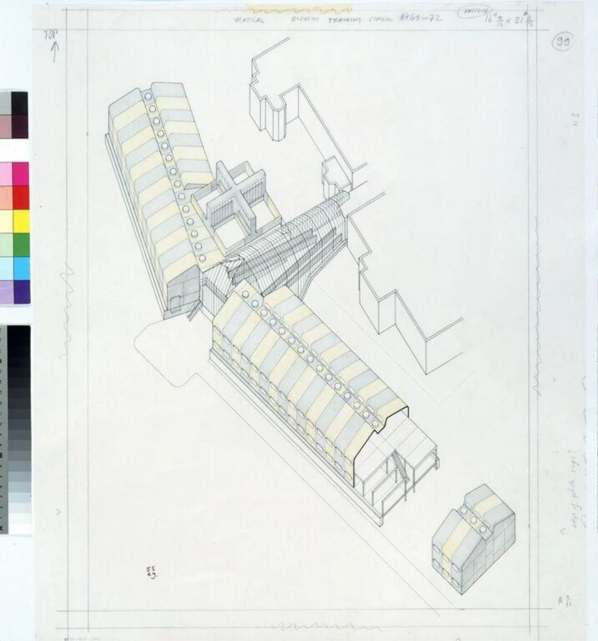 Design for the Olivetti Training School, Haslemere, detail