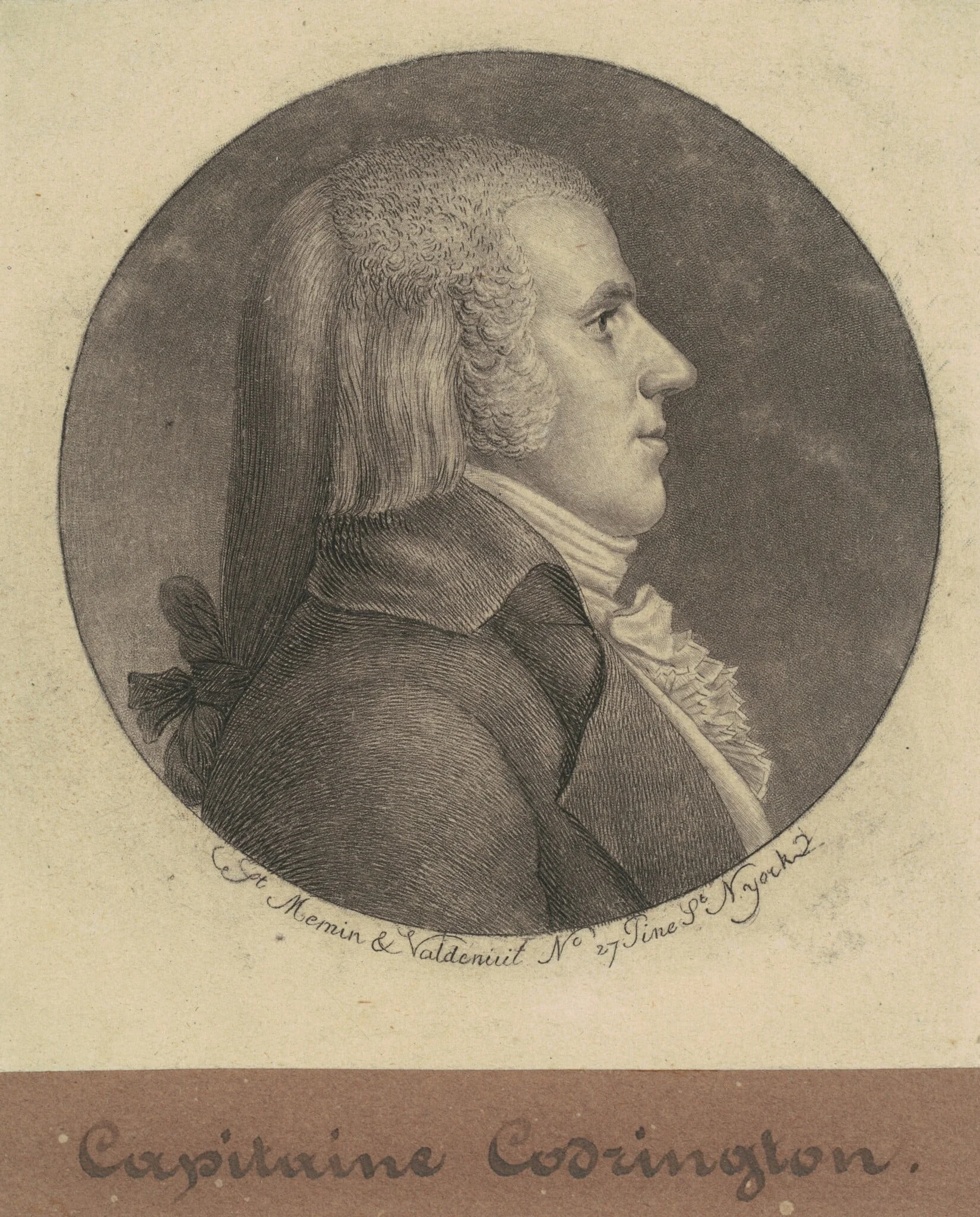 Captain Codrington, detail