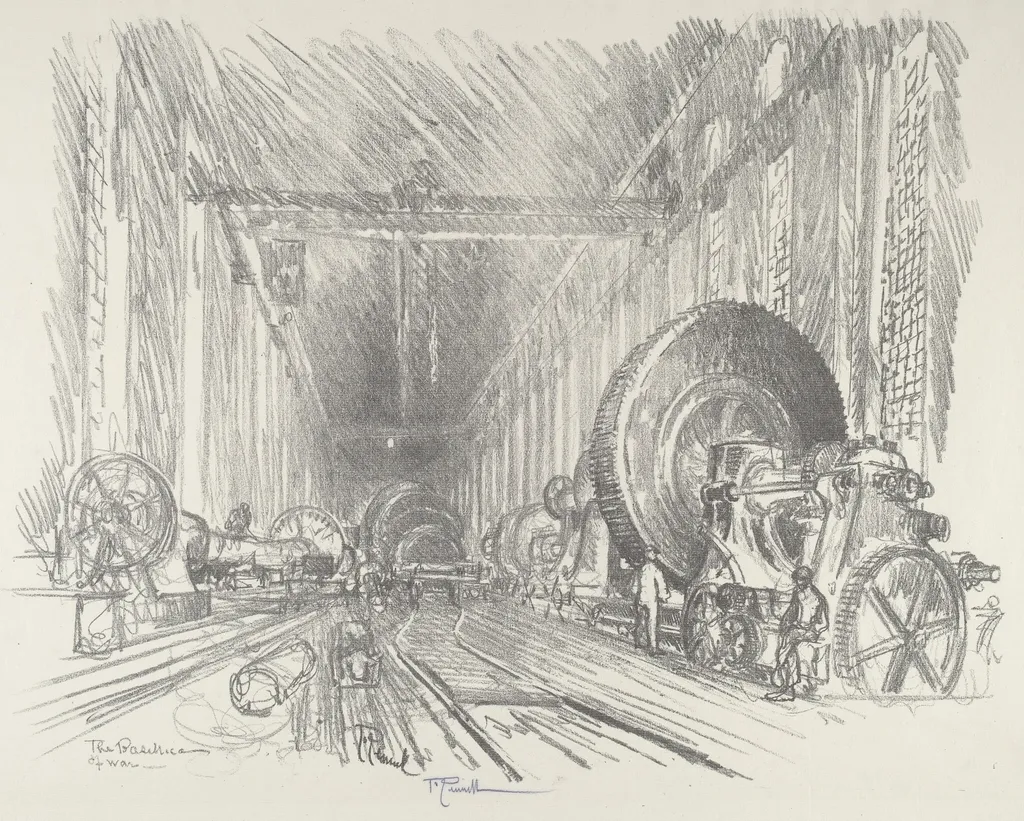 The Basilica of War, by Joseph Pennell, ink, 1916