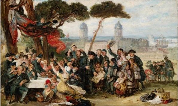 Greenwich Pensioners, detail