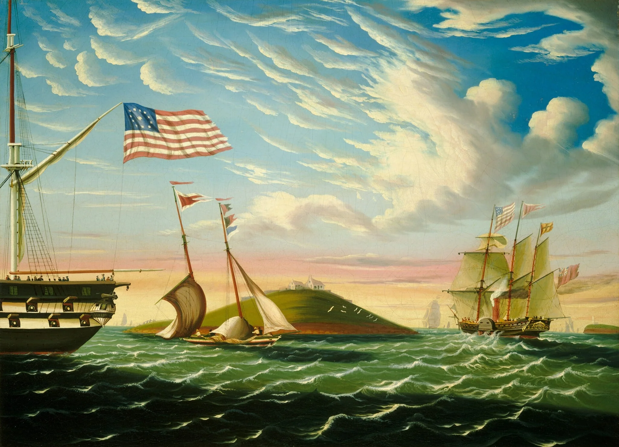 Boston Harbor, detail