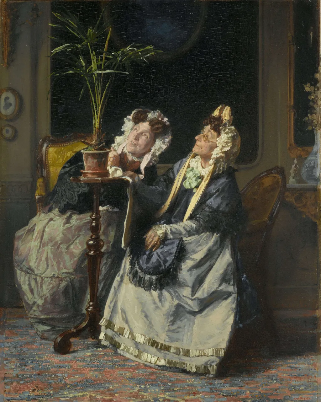 Under the Palms, by Alexander Hugo Bakker Korff, oil