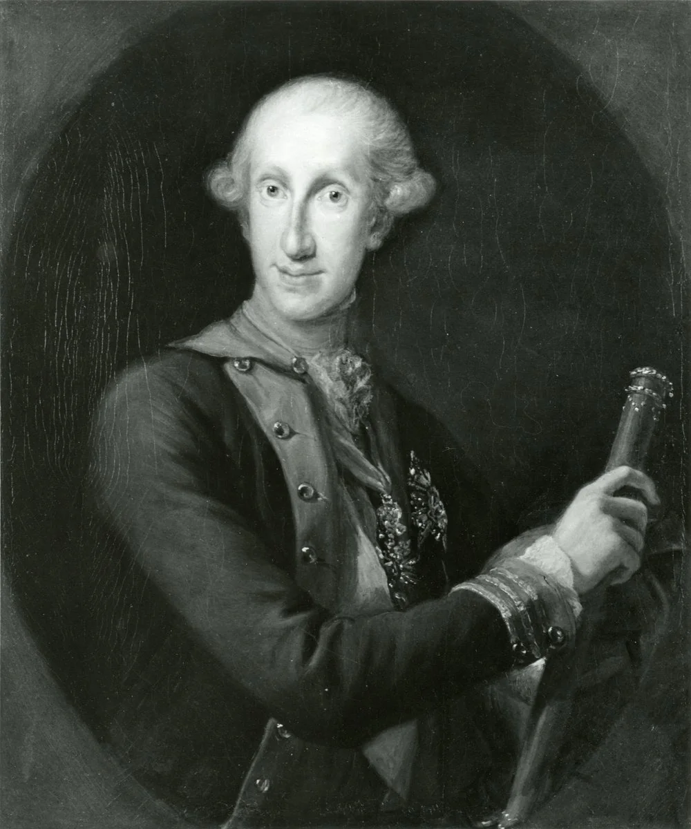 Portrait of Ferdinand IV Bourbon, detail