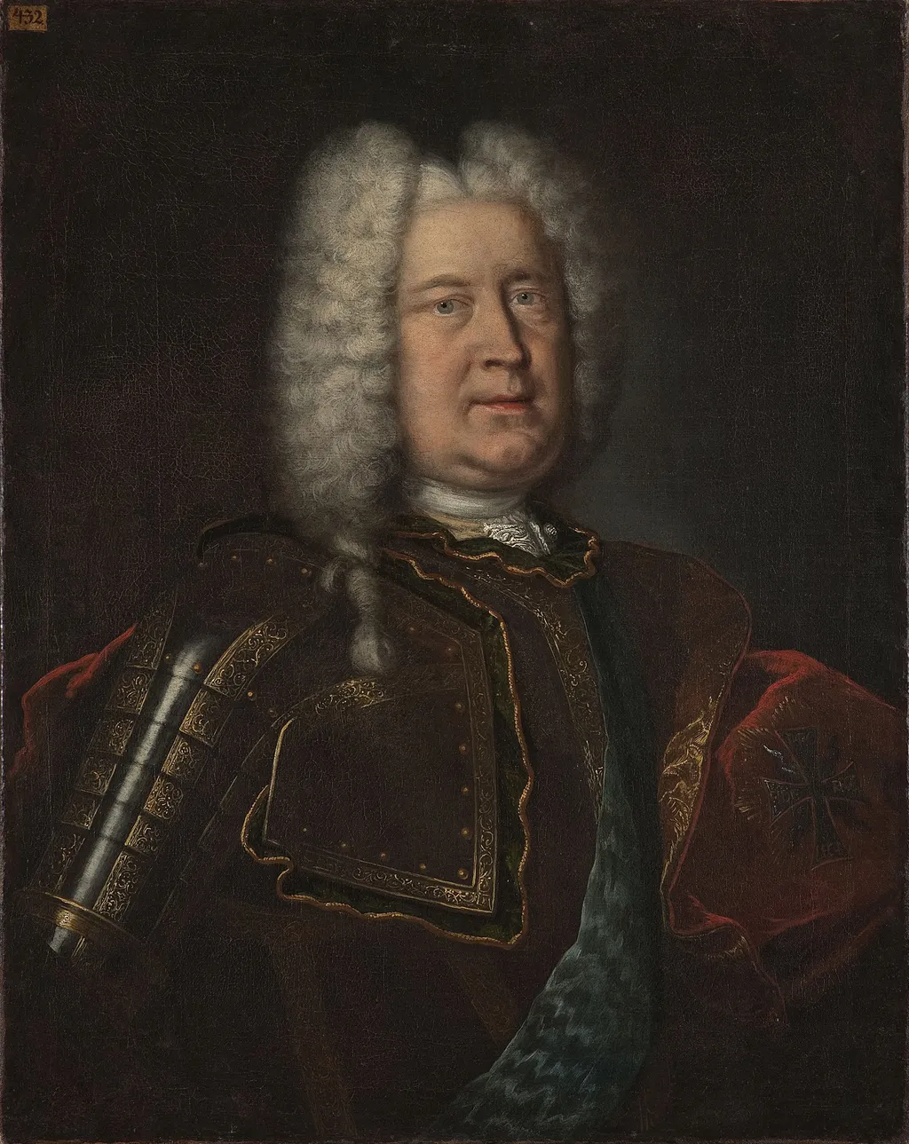 Portrait of a man, by Jerzy Siemiginowski-Eleuter, oil