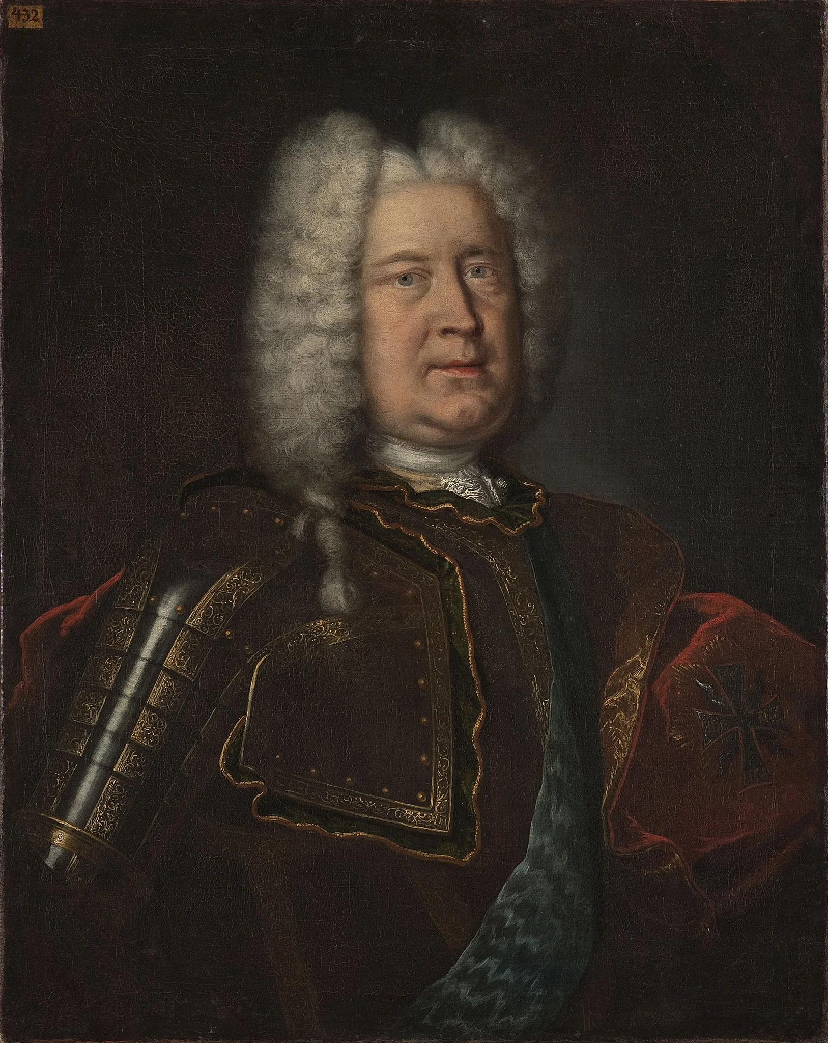 Portrait of a man, detail