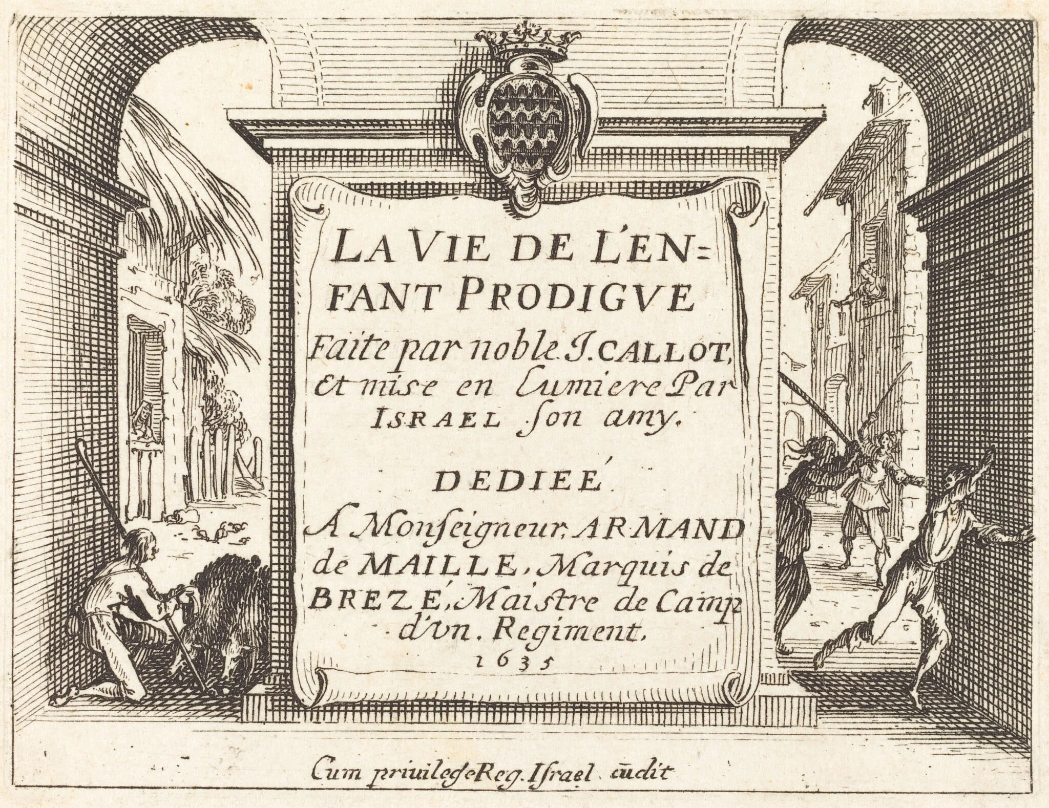 Frontispiece for "The Prodigal Son", detail