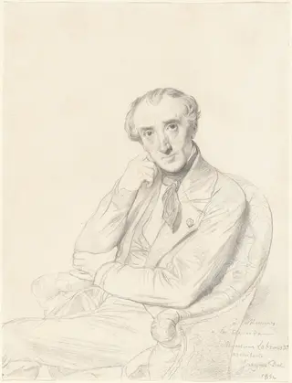 Henri Labrouste, by Jean Auguste Dominique Ingres, graphite, 1852
