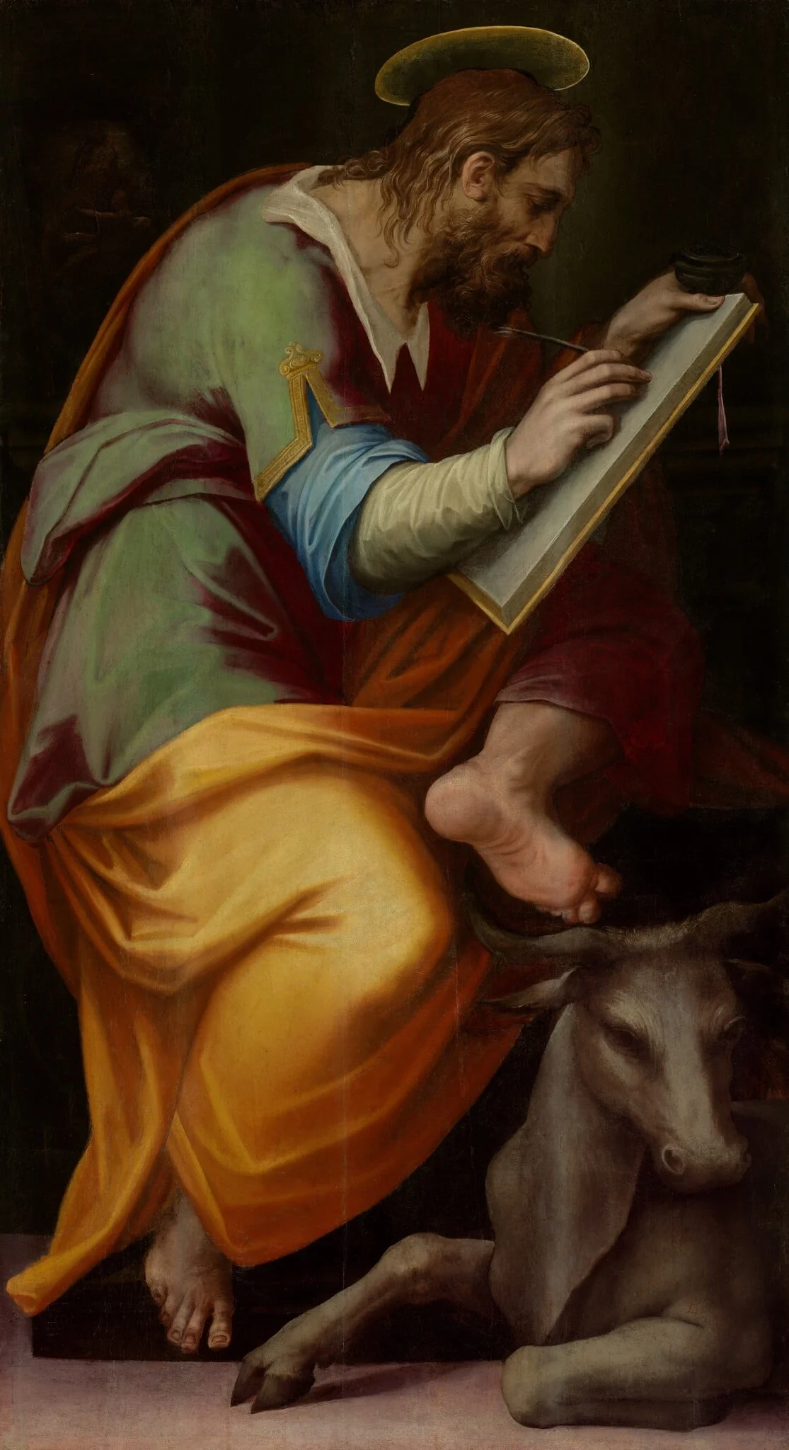 Saint Luke, detail