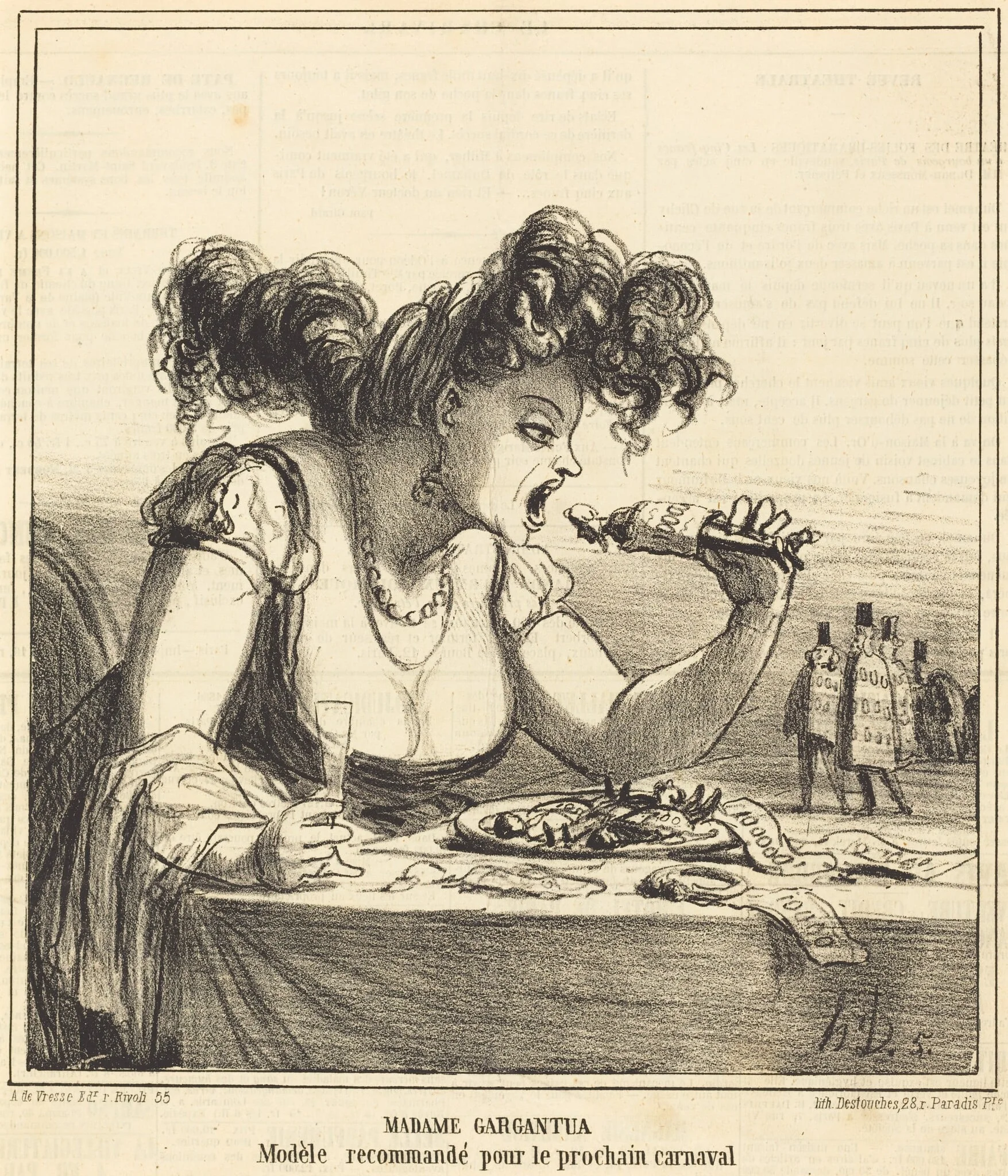 Madame Gargantua, detail