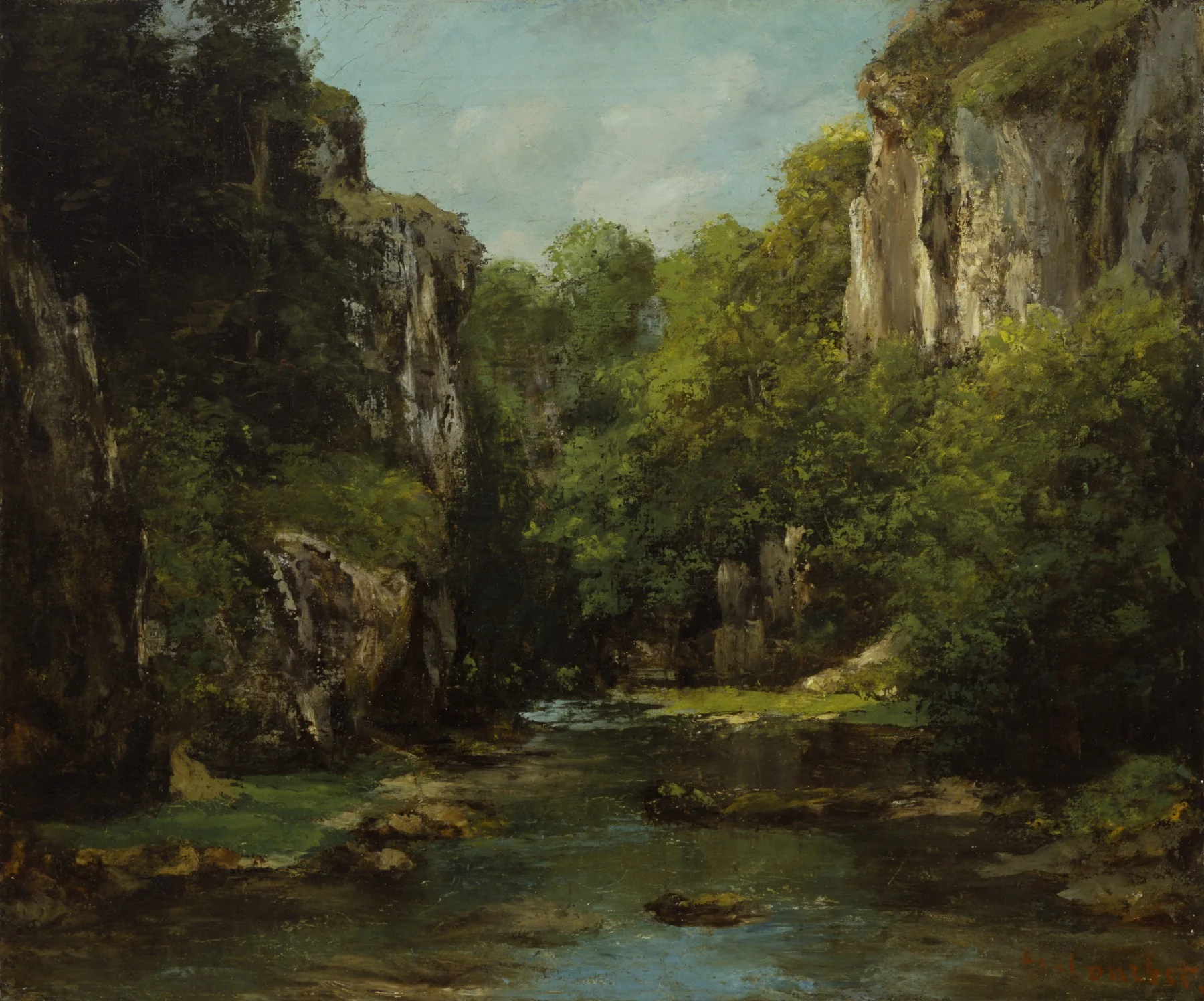 The Stream of the Black Well, detail