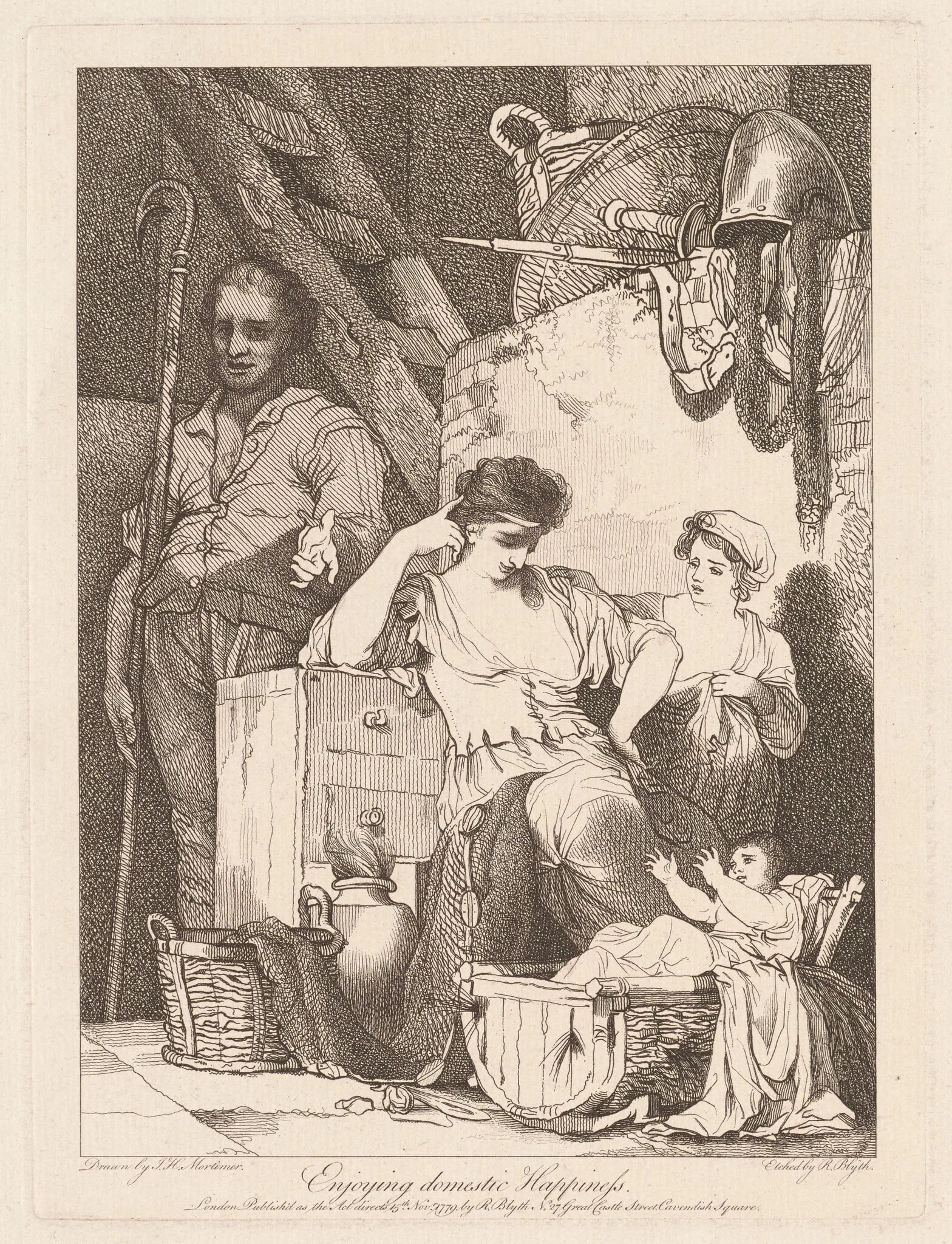 Enjoying Domestic Happiness, detail